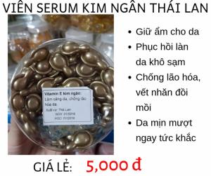 Combo 10V Serum Kim Ngân Vitamin A Phục Hồi Da Sạm Nám