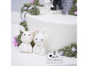 Bánh fondant lâu đài cổ tích