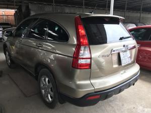 Bán Honda CRV 2.4AT màu vàng cát số tự động sản xuất 2009 biển Sài Gòn
