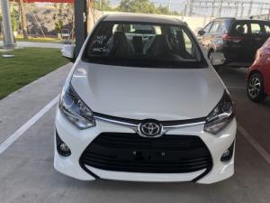 Toyota wigo 1.2at màu trắng nhập khẩu