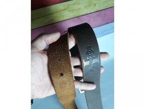 Thắt lưng da bò sáp 100% .