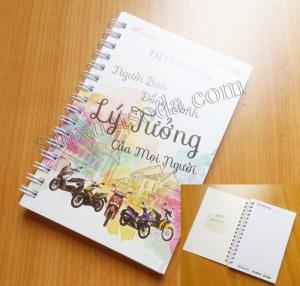 Xưởng sản xuất sổ bìa da giá rẻ, sổ còng, sổ may chỉ dán gáy, sổ lò xo
