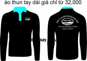 nhận may áo thun quảng cao tay dài , làm áo thun quà tặng quảng cáo giá rẽ