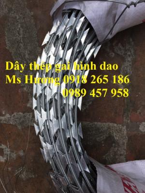 Dây thép gai bọc nhựa, dây thép gai nhọn, dây thép gai mạ kẽm giá rẻ