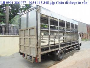 Xe tải Hino FC9JL TA thùng 6m6 thùng chở xe máy/Linh kiện Nhật/ Giá sốc/ hỗ trợ trả góp