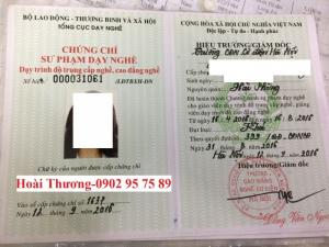 Lớp sư phạm giảng viên cđ-đh, tccn, sư phạm nghề tại Bình Dương