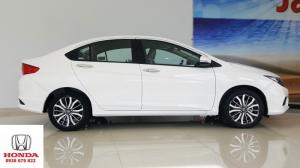 Xe Honda City đời 2019 mới 100% màu Trắng, Tặng 20 triệu, Trả trước 150 triệu nhận xe