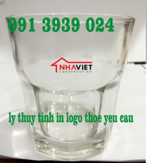 Địa chỉ bán ly thủy tinh in logo giá rẻ tại tphcm