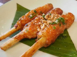 Chạo Tôm - Prawn Paste on Sugar Cane