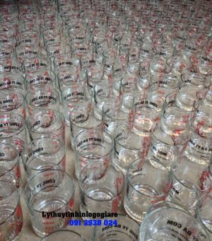 Cung cấp ly thủy tinh in logo công ty giá rẻ toàn quốc