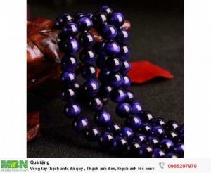 Vòng tay thạch anh, đá quý , Thạch anh đen, thạch anh tóc xanh