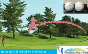 Bóng khai trương giải golf, bóng golf nổ, bóng golf xì khói