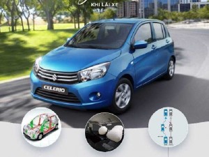 Suzuki Celerio yên tâm khi lái xe