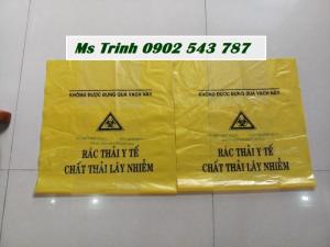Túi rác y tế, túi đựng rác thải y tế tự hủy, túi rác y tế màu xanh, túi đựng rác thải y tế màu vàng