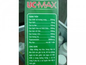 UC MAX- U hỗ trợ phòng ngừa và làm giảm các nguy cơ xơ tuyến vú, cổ tử cung.