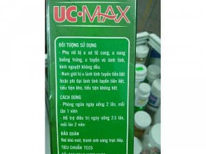 UC MAX- U hỗ trợ phòng ngừa và làm giảm các nguy cơ xơ tuyến vú, cổ tử cung.