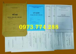 Tìm mua bộ hồ sơ cán bộ công chức, viên chức, quảng cáo mẫu đẹp chuẩn ở đâu?