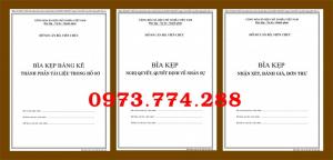 Tìm mua bộ hồ sơ cán bộ công chức, viên chức, quảng cáo mẫu đẹp chuẩn ở đâu?