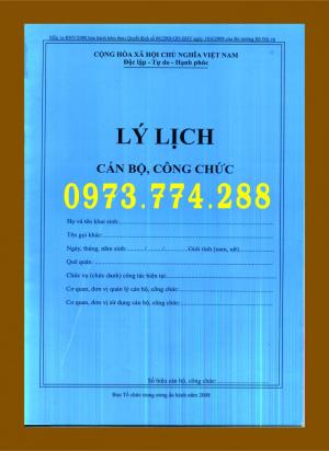 Ở đâu bán bộ hồ sơ cán bộ công chức có mẫu b01, b02, b03, b04, b05, b06 giá rẻ và mẫu chuẩn mới nhất