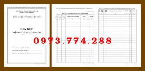 Tìm mua nguyên bộ 3 bìa kẹp hồ sơ cán bộ công chức, viên chức ở đâu?