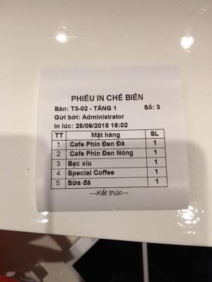 Nhận lắp đặt Máy tính tiền cho Quán Cafe tại Tây Ninh Vũng Tàu