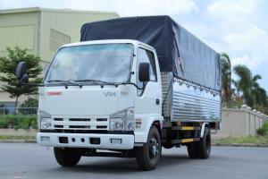 Xe Isuzu 1,9 tấn thùng dài 6m2 thùng mui bạt NK490SL