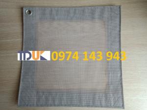 Lưới PVC may viền bấm khuy