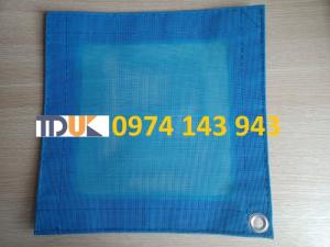 Lưới PVC may viền bấm khuy