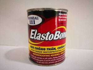 PROSEAL 111 ELASTOBOND là keo dán một thành phần gốc cao su đàn hồi được thiết kế để có khả năng chống thấm tuyệt hảo, bám dính và trám kín hầu hết các mối nối của các loại vật liệu xây dựng. PROSEAL 111 ELASTOBOND khô rất nhanh tạo thành một lớp màng keo bảo vệ, bền chắc có khả năng chống thấm, hoàn toàn đàn hồi bảo đảm khả năng co giãn của các mối nối và độ bám dính lâu dài trong nhiều năm.