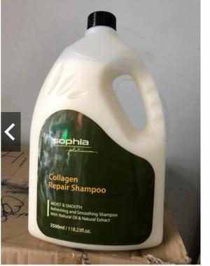 Dầu gội phục hồi Sophia Platinum Collagen Repair Shampoo 3500ml