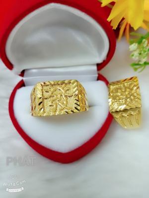 Combo nhẫn + dây chuyền + lắc tay mạ vàng