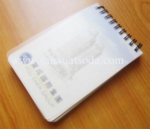 Xưởng sản xuất sổ bìa da, sổ còng, sổ may chỉ dán gáy, ép logo