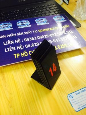 Các mẫu biển số bàn đang được sử dụng hiện nay