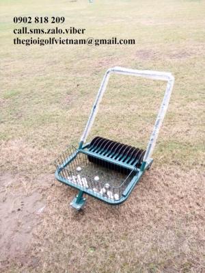 Xe nhặt bóng golf 1 rổ đẩy tay