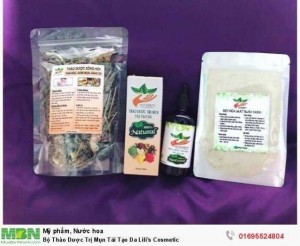 Bộ Thảo Dược Trị Mụn Tái Tạo Da Lili’s Cosmetic