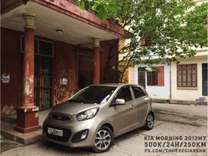cho thuê xe tự lái 4 chỗ Kia morning 2013 giá 500k tại hà nội