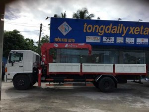 Giá xe tải Hino 500 series FC9JLSW gắn cẩu UNIC 5 tấn, trả trước 50 triệu, giao luôn xe - Gọi ngay 0907043398 (MrTú 24/24)