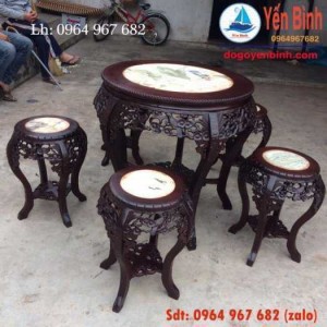 Bộ ghế đôn trống tròn