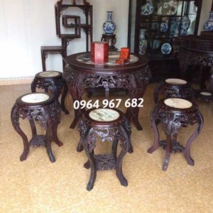 Bộ ghế đôn trống tròn