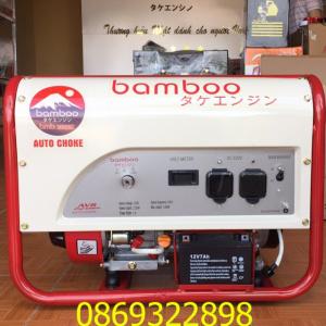 Máy phát điện Bamboo 3800 E (2,8kw; xăng; đề)