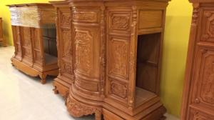 Tủ Thờ Bụng Phệ Tam Đa 6 Chân Kiểu Nam Bộ.