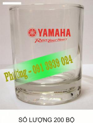 Ly thuy tinh, ly thủy tinh đẹp, ly thủy tinh in logo,