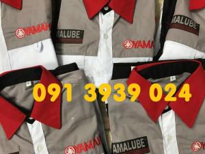 Áo quần thợ Yamaha, đồ thợ Yamaha đỏ đen- sỉ lẻ đp Yamaha giá rẻ