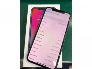 Iphone X 64G silver còn 1 tháng BH