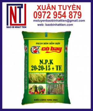 Bao phân bón 25kg ghép màng in ống đồng