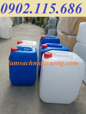 Can nhựa 25l, can nhựa dày, can nhựa 25l, can nhựa đựng hóa chất 25l,