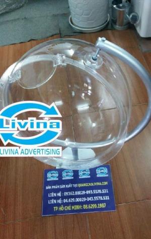 Nhận hút nổi quả cầu,làm biển hút nổi hộp đèn, chữ Mica