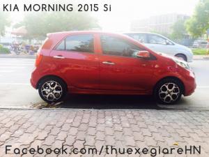 cho thuê xe tự lái có lái Kia morning 2015si số tự động giá 600k rẻ nhất hà nội
