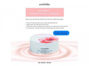 Kem body thảo dược soHERBs herbal smoothing cream