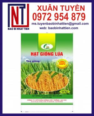 bao bì lúa giống, bao đựng lúa giống